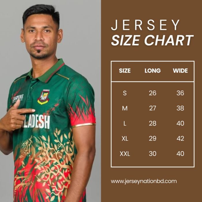 BANGLADESH ASIA CUP 2025 T-20 JERSEY RED - Image 3